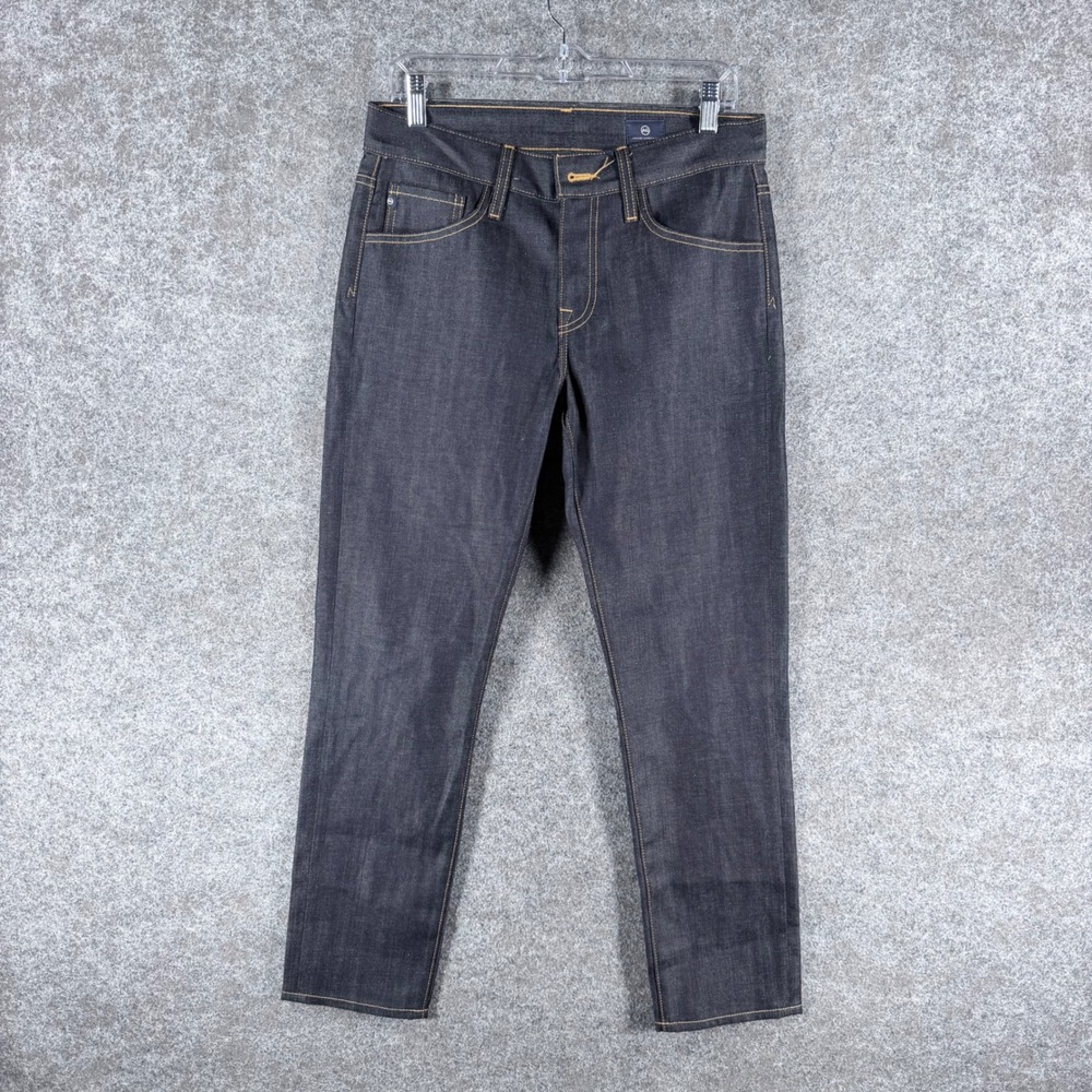 AG Adriano Goldschmied Women's 26 Dark Wash Jeans Made USA Missing Button